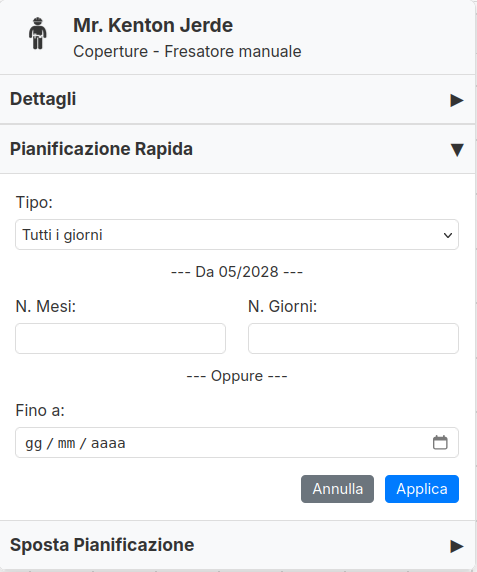 Pianificazione Rapida