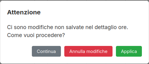 Avviso Non Salvato
